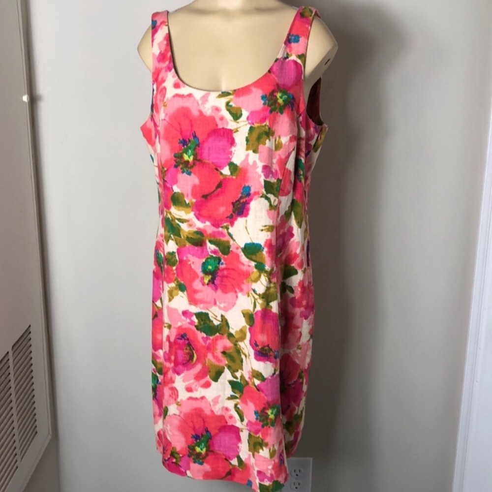 Anthro Blushing Olena Shift Dress by Postmark